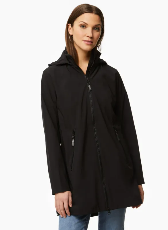 Water-Repelling Hooded Coat sold by Laura
