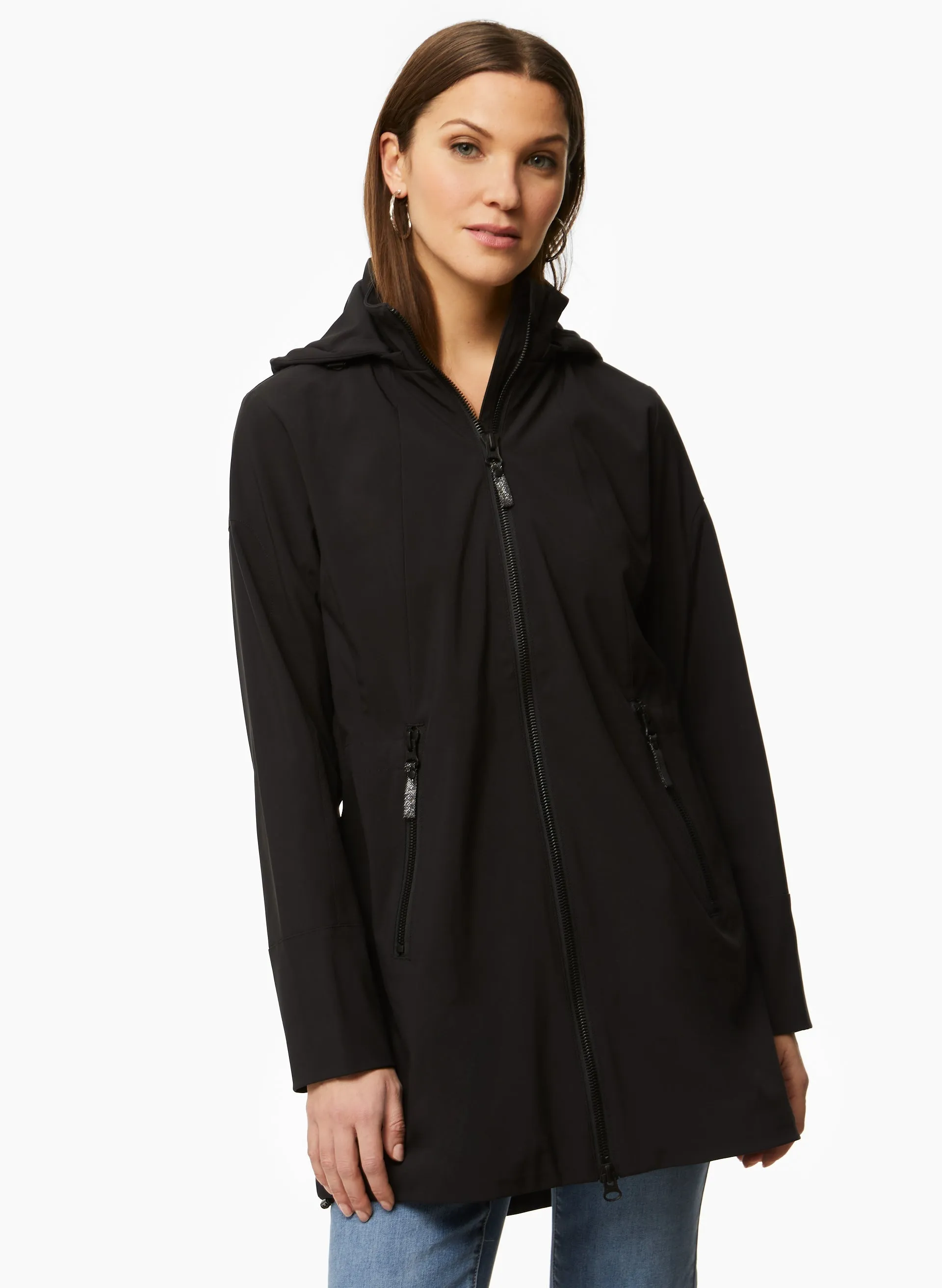 Water-Repelling Hooded Coat sold by Laura