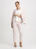Single Button Jacket, Tiered Rhinestone Trim Blouse & City Fit Pants sold by Laura