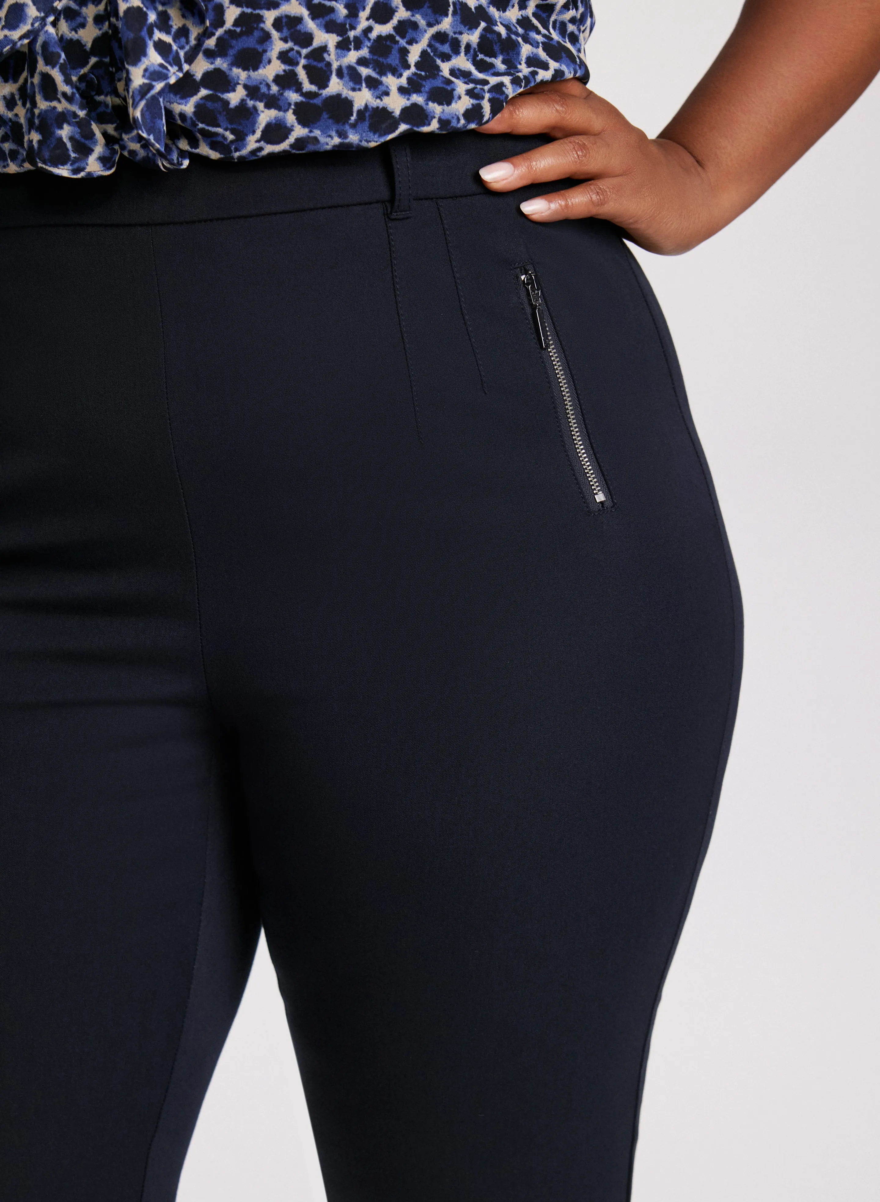 Sofia Cotton-Blend Slim-Leg Pants - Regular sold by Laura product image thumbnail 5