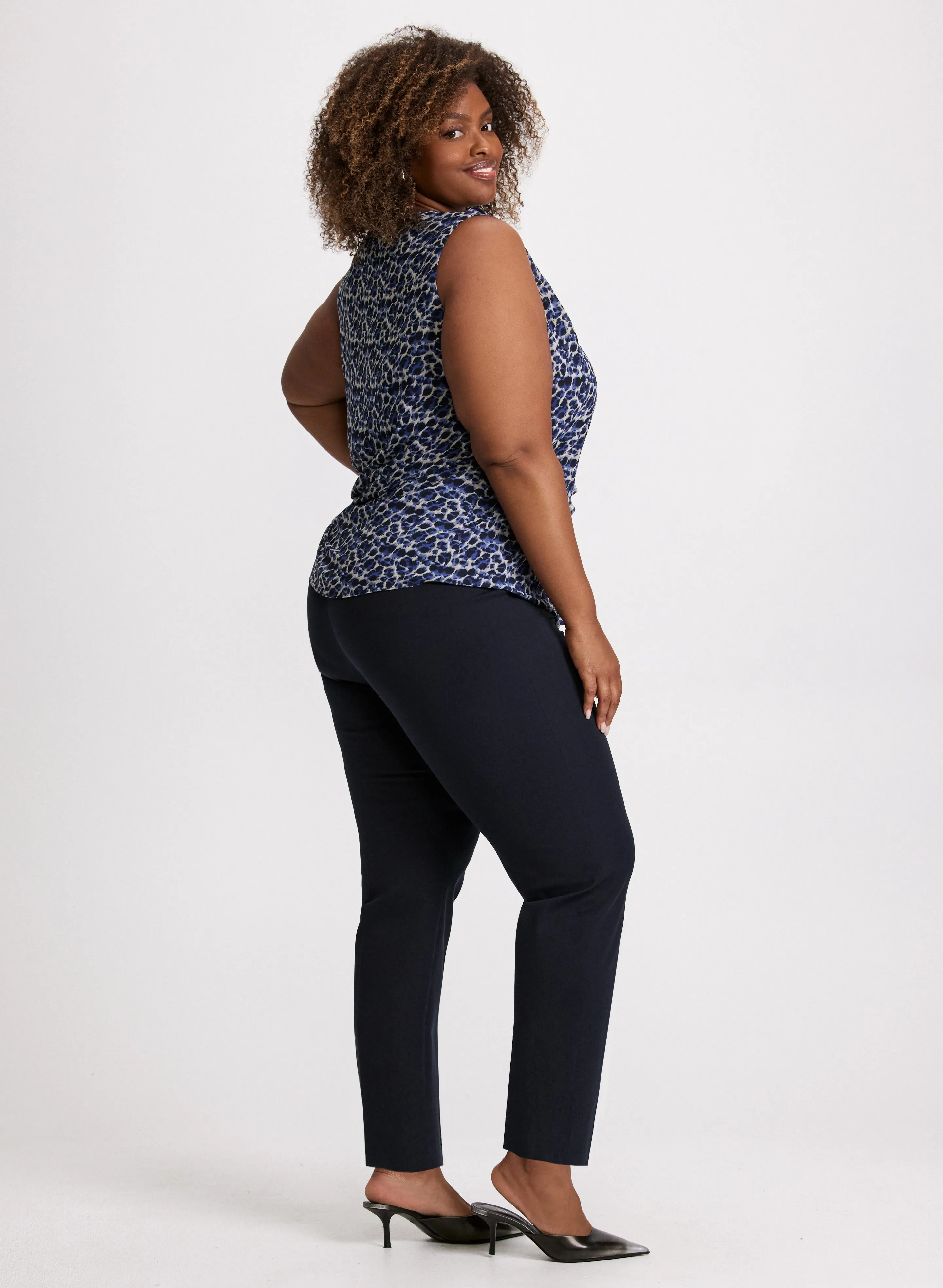 Sofia Cotton-Blend Slim-Leg Pants - Regular sold by Laura product image thumbnail 4