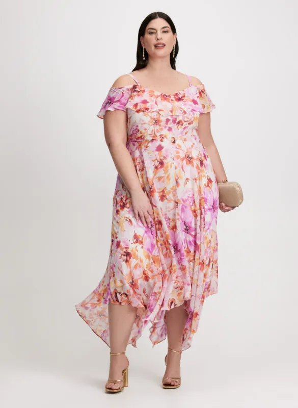 Floral Chiffon Dress sold by Laura