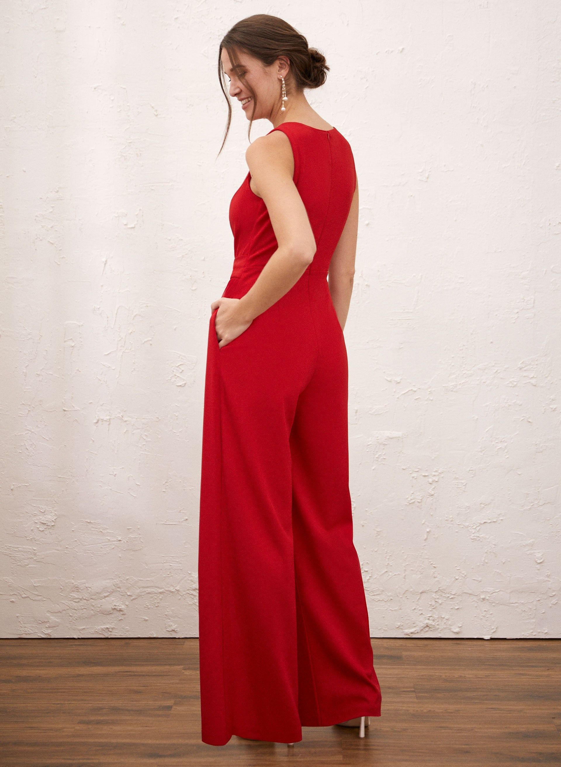 Split Wide Leg Jumpsuit sold by Laura product image thumbnail 2