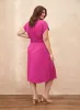 Ruched Short Sleeve Dress sold by Laura