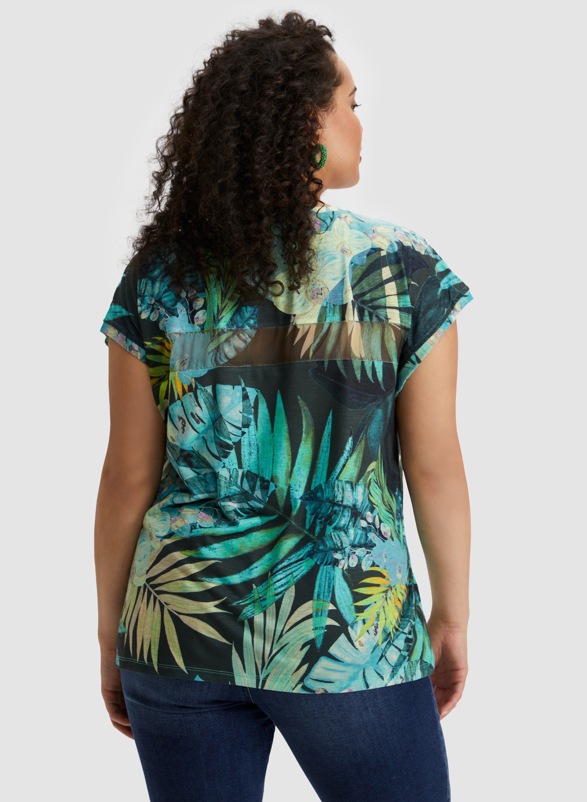 Palm Leaf Print Tee sold by Laura product image thumbnail 4