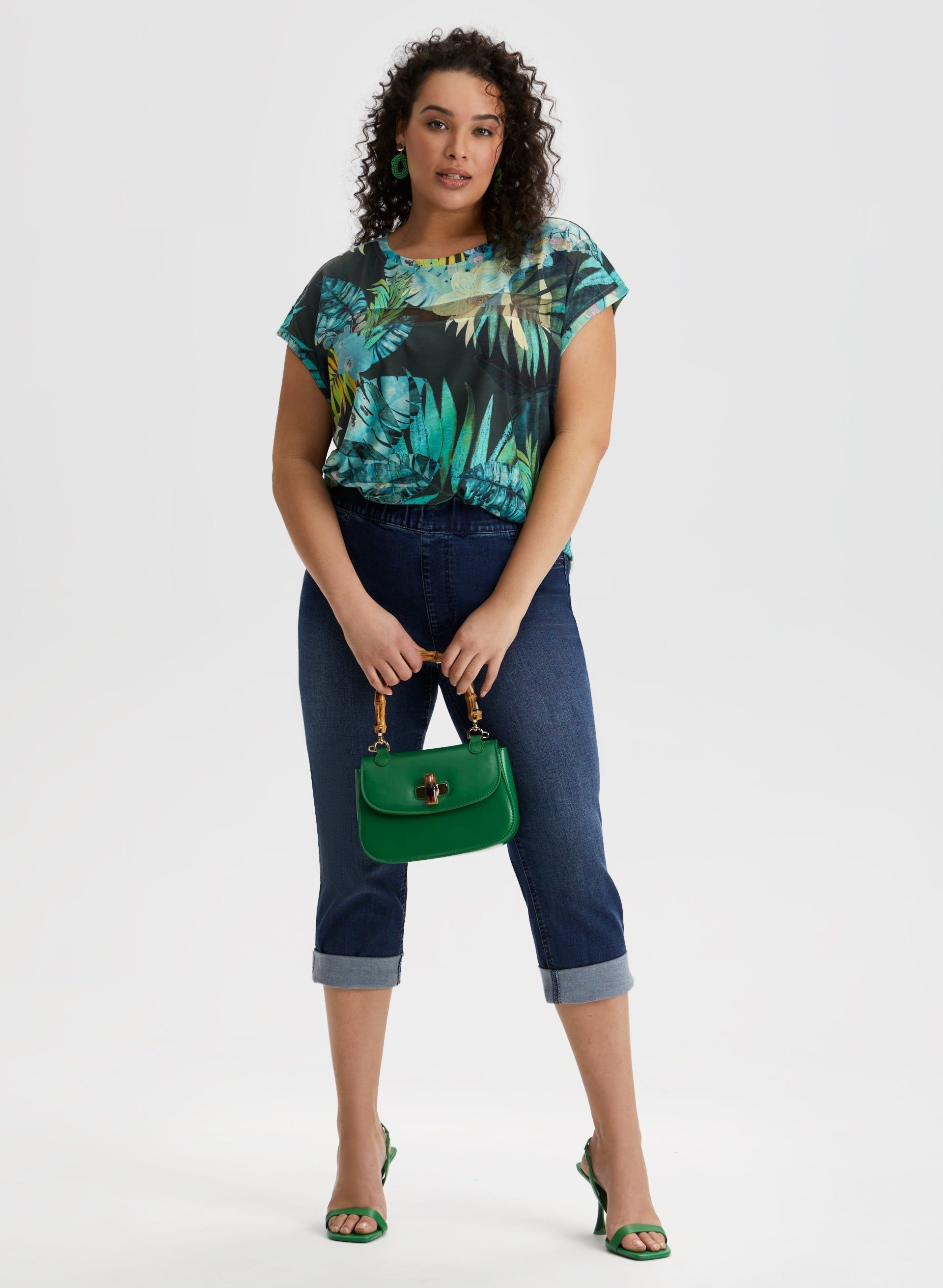 Palm Leaf Print Tee sold by Laura product image thumbnail 3