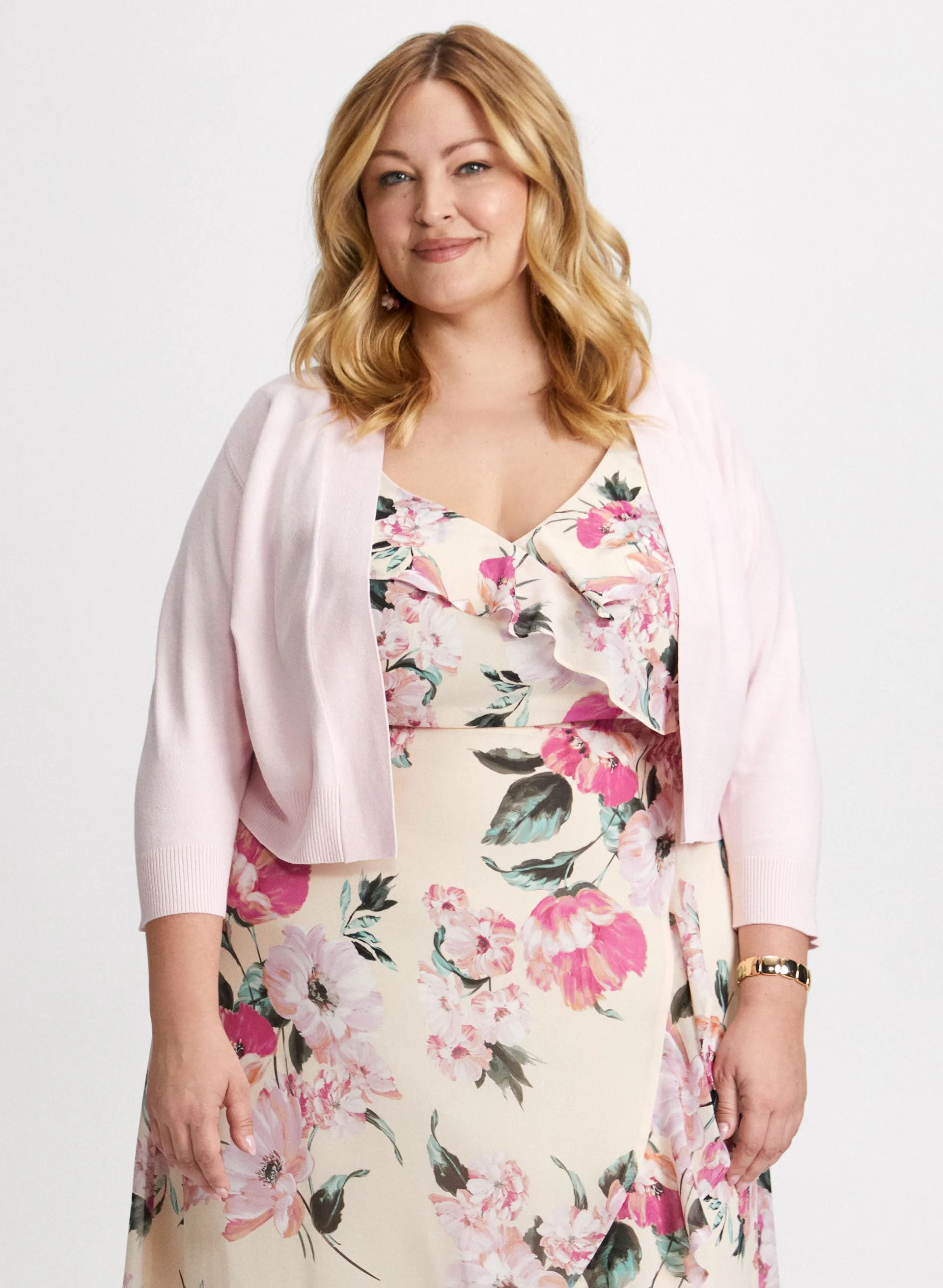 Ribbed Knit Cardigan sold by Laura