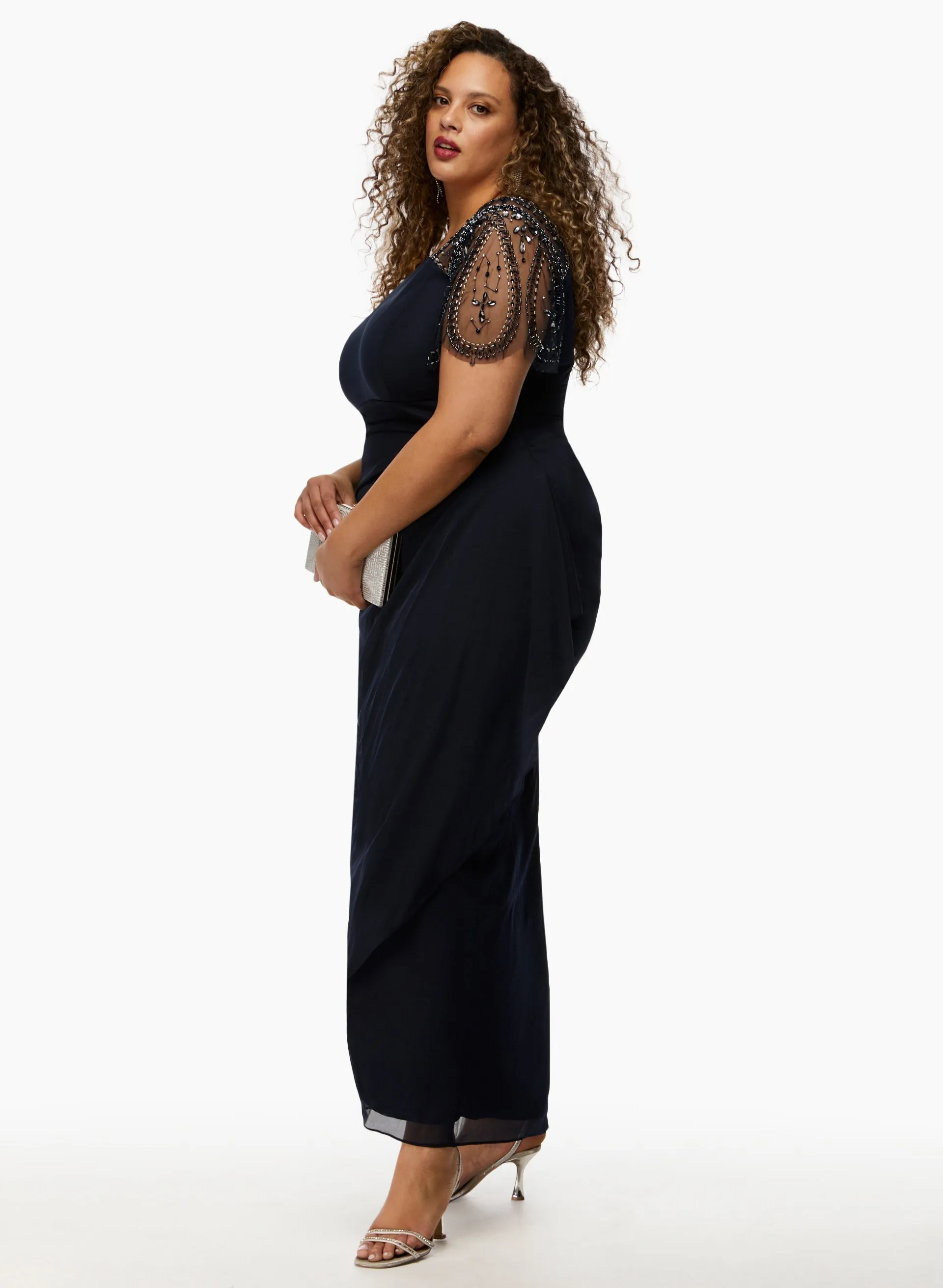 Embellished Sleeve Dress sold by Laura product image thumbnail 4