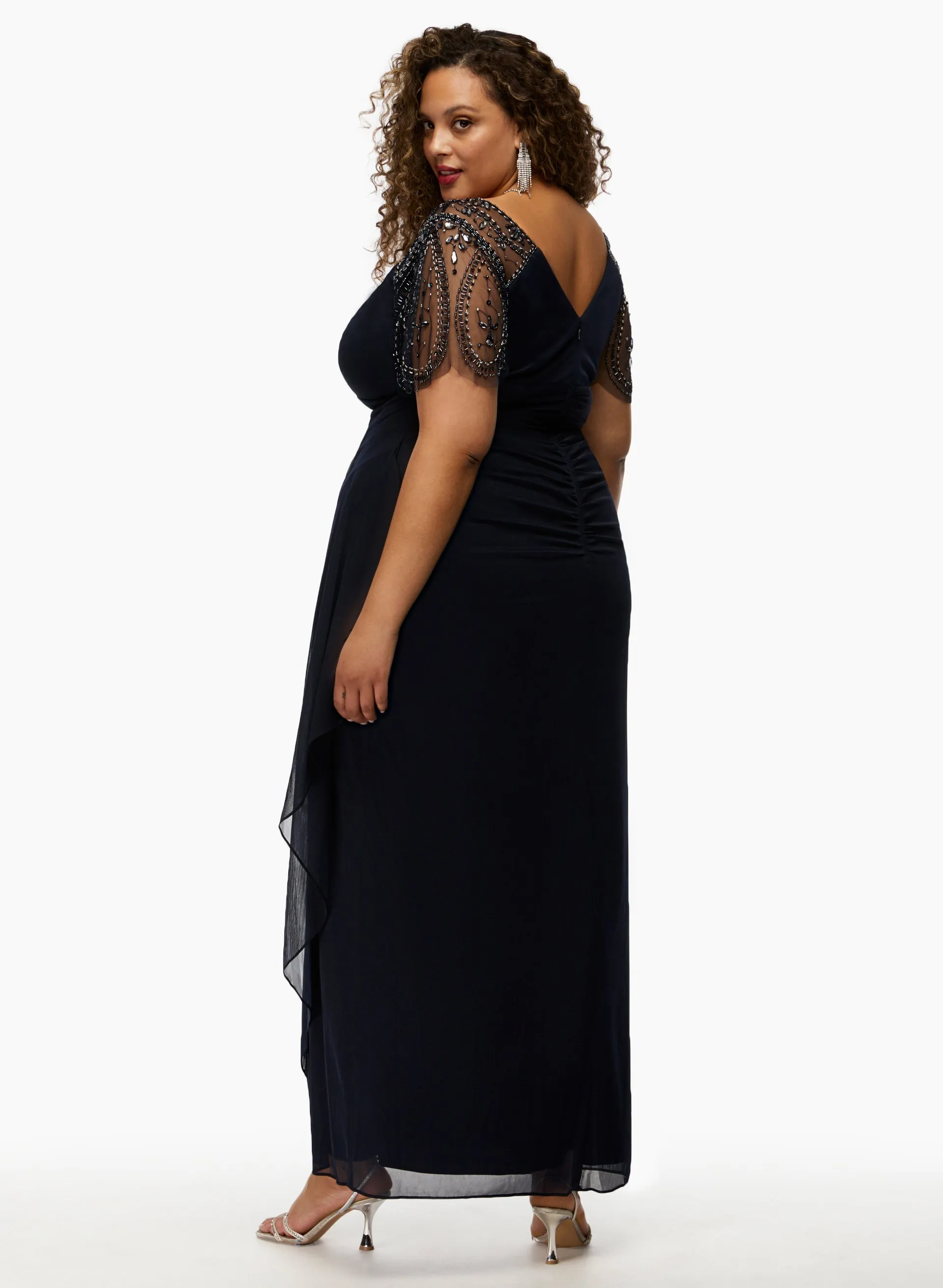 Embellished Sleeve Dress sold by Laura product image thumbnail 2