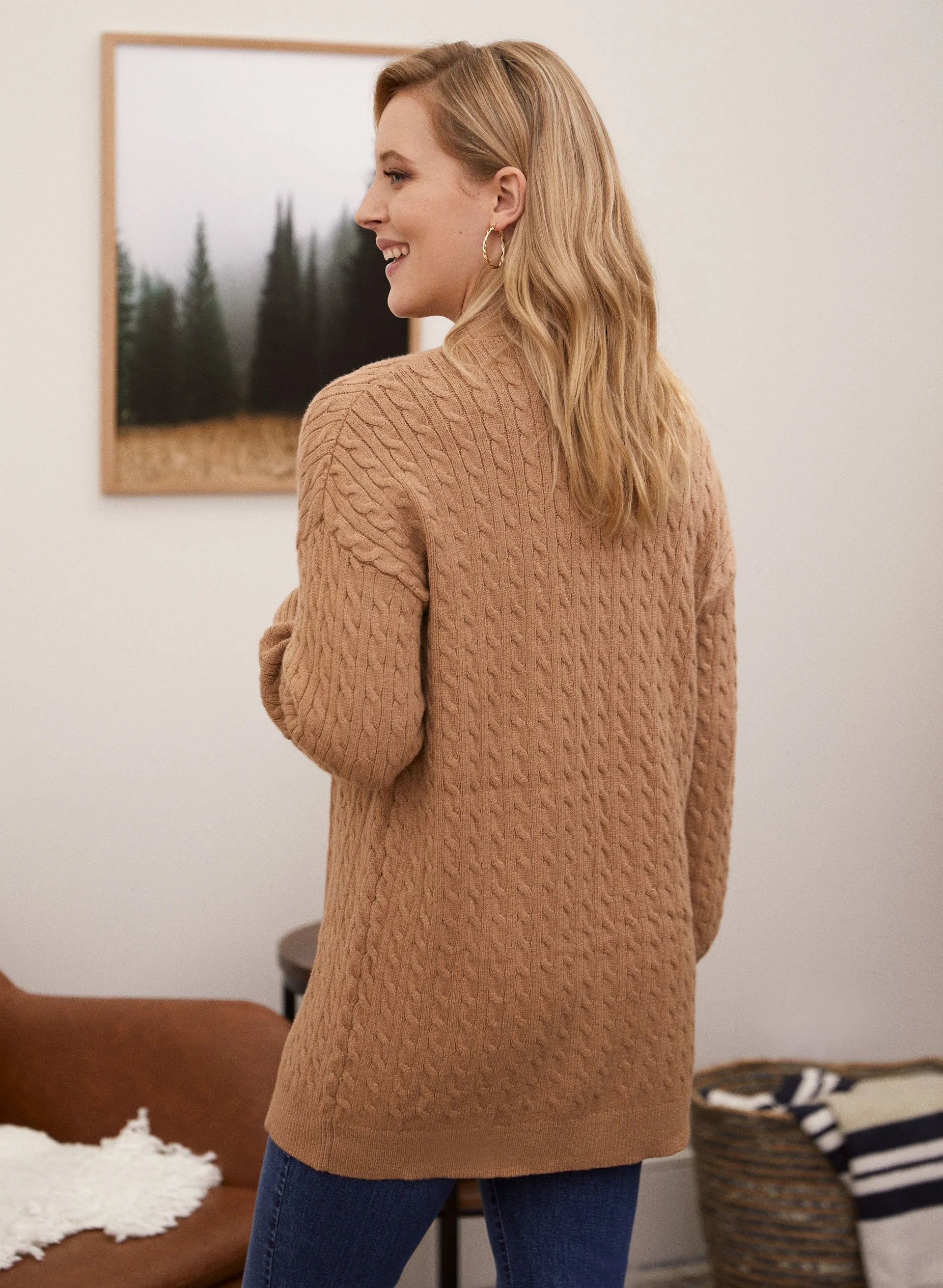 Cable Knit Cardigan sold by Laura product image thumbnail 4