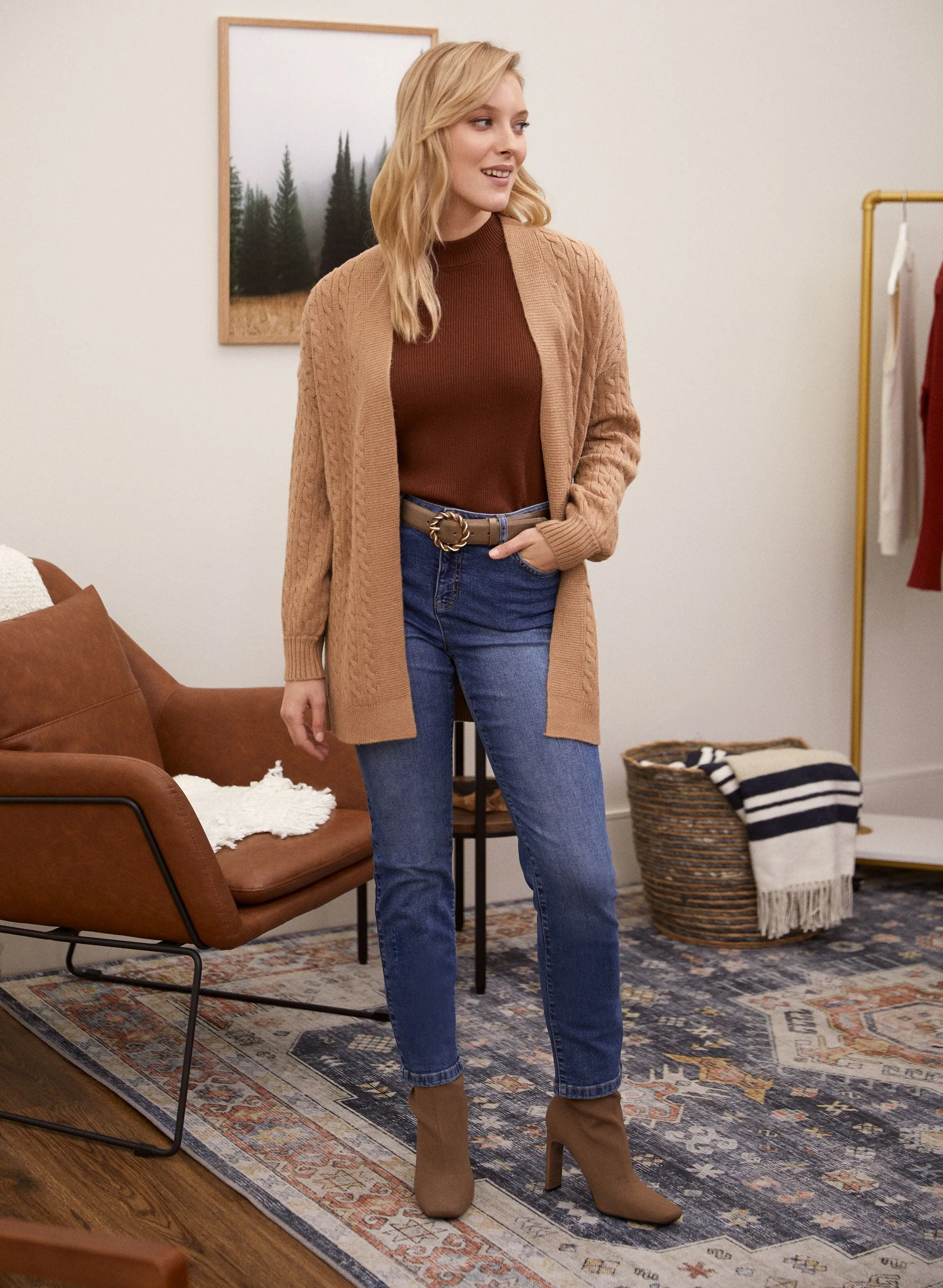 Cable Knit Cardigan sold by Laura product image thumbnail 5