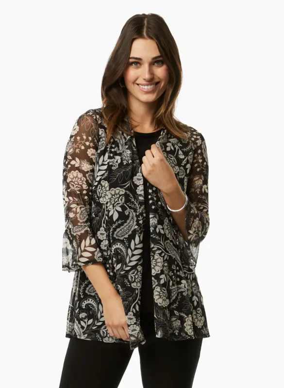 Paisley Print Cover-Up sold by Laura