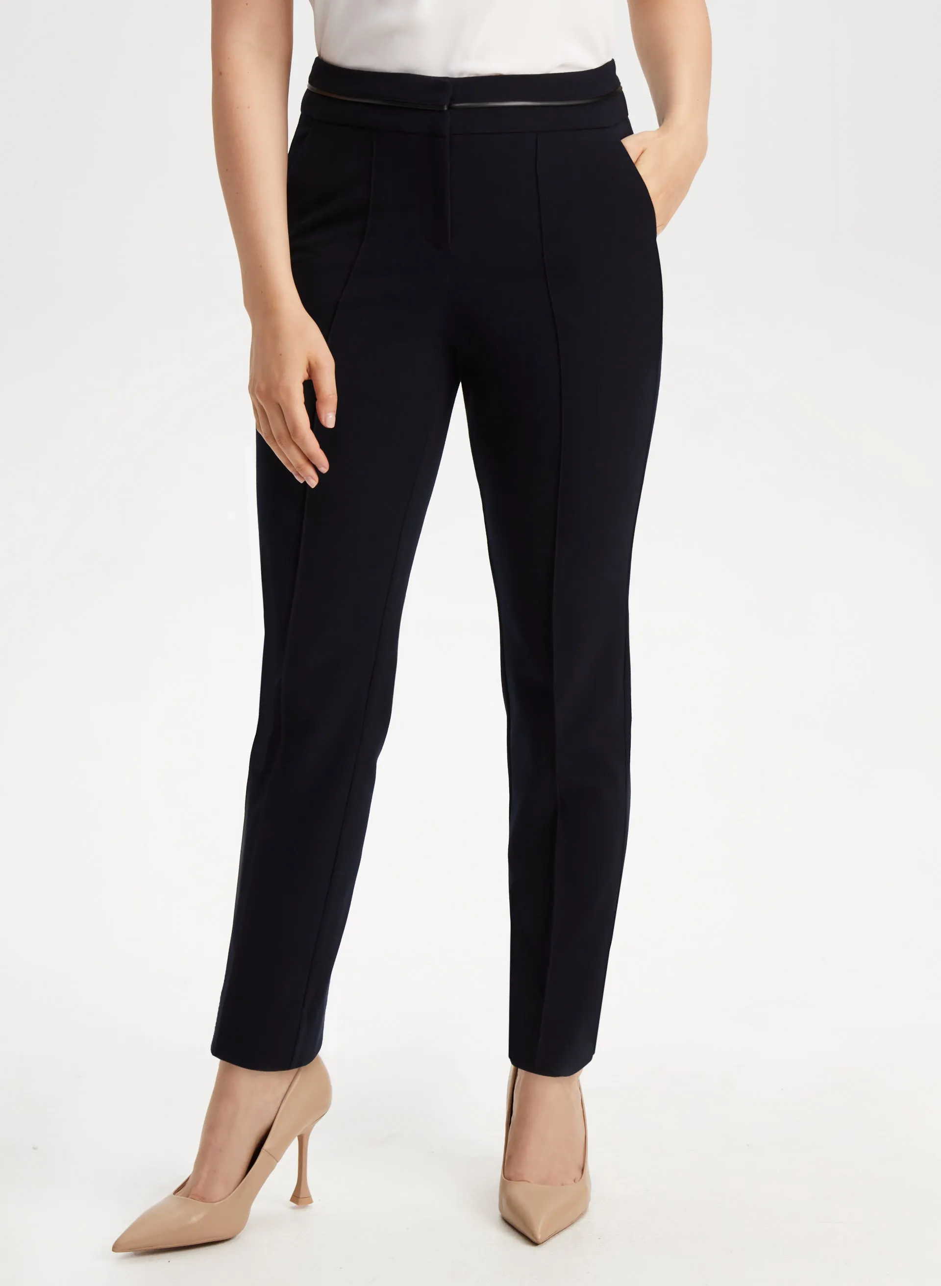 City Fit Straight Leg Pants sold by Laura