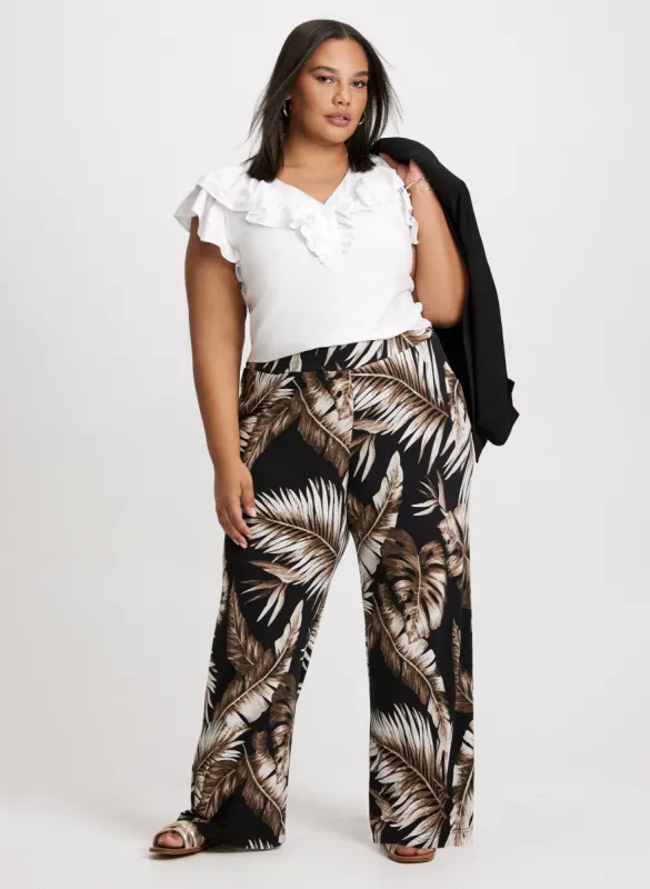 Open-Front Jacket & Wide Leg Pants sold by Laura