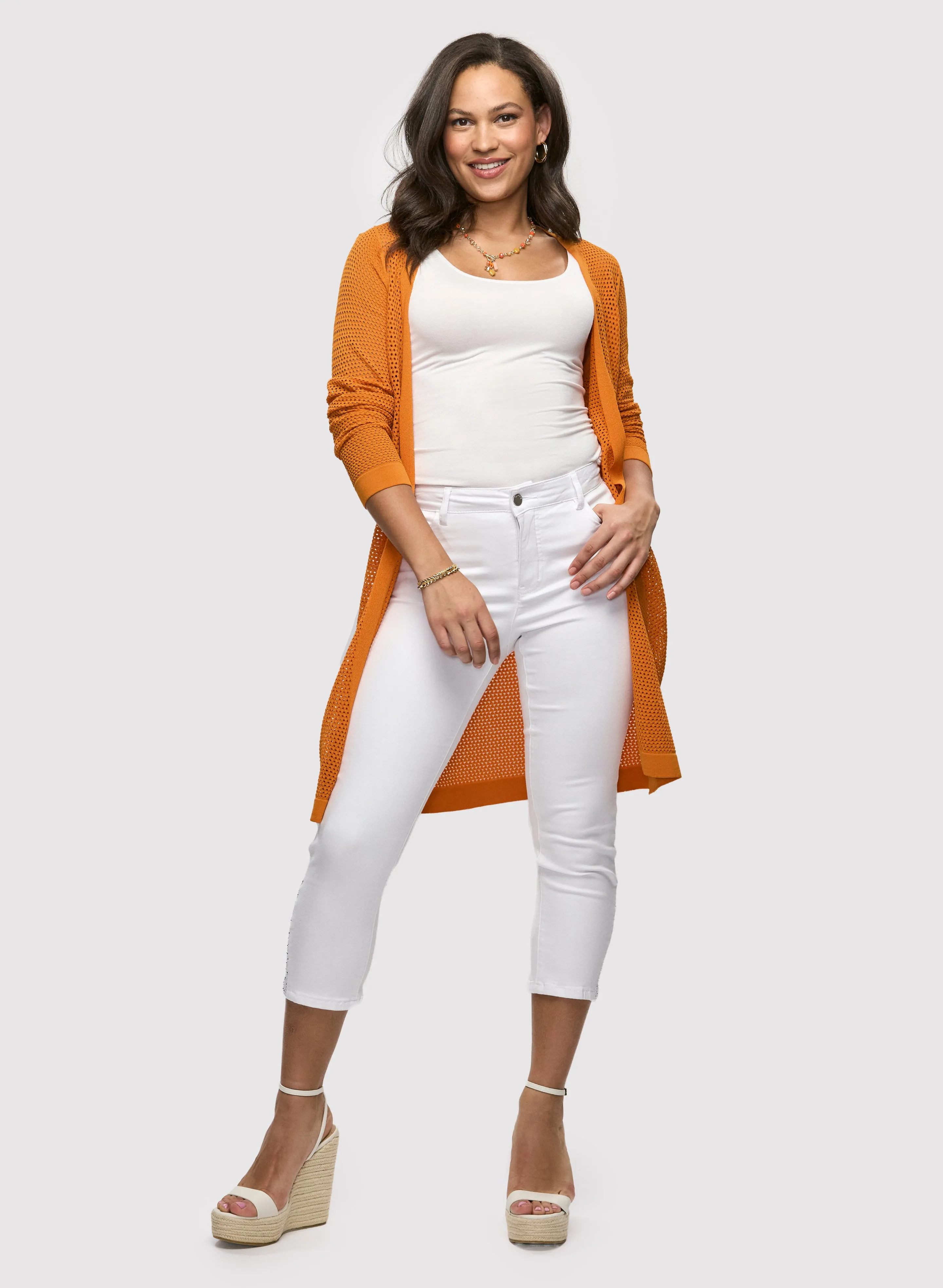 Openwork Long Cardigan sold by Laura product image thumbnail 3