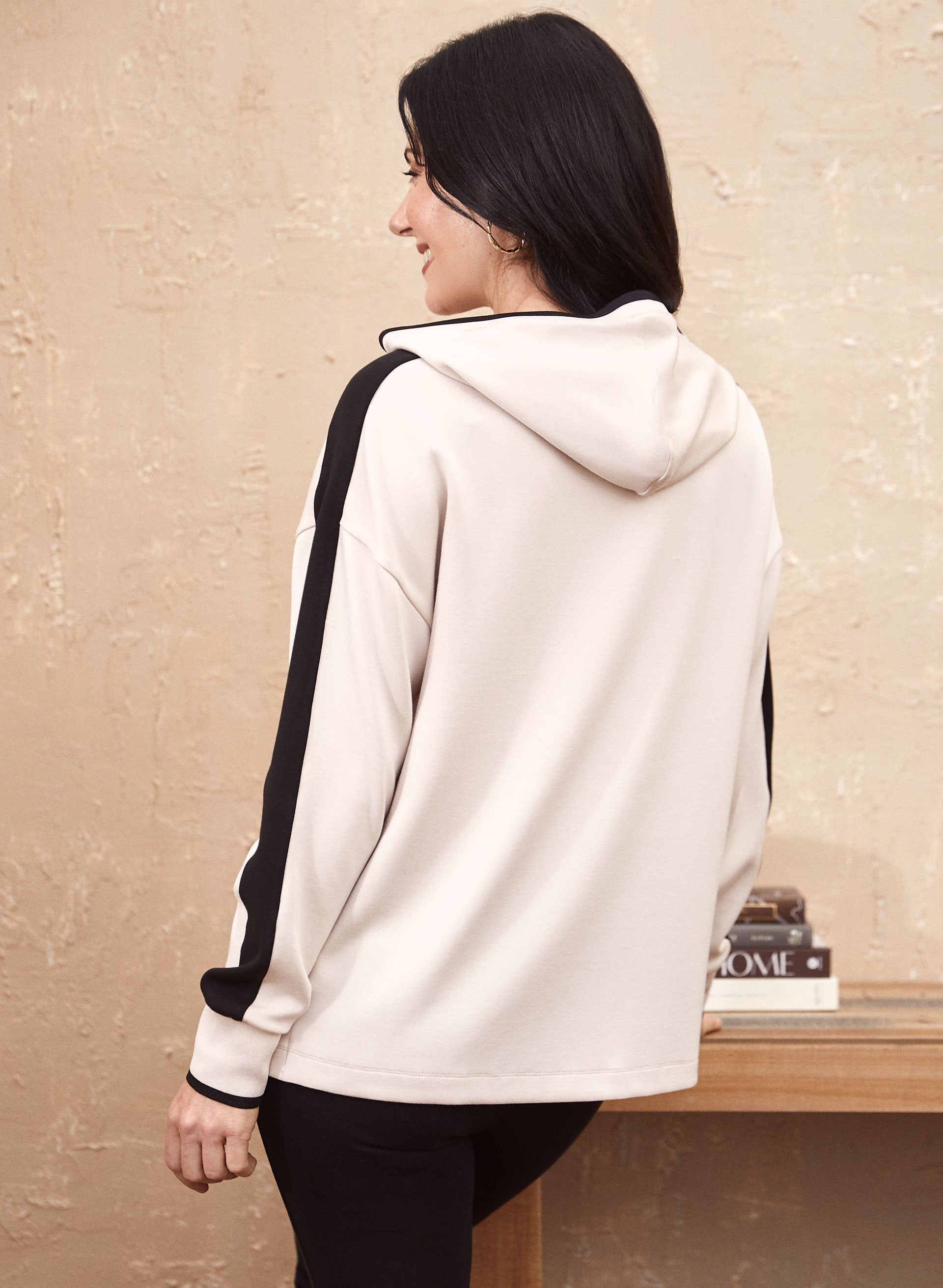 Hooded Colour Block Sweater sold by Laura product image thumbnail 3