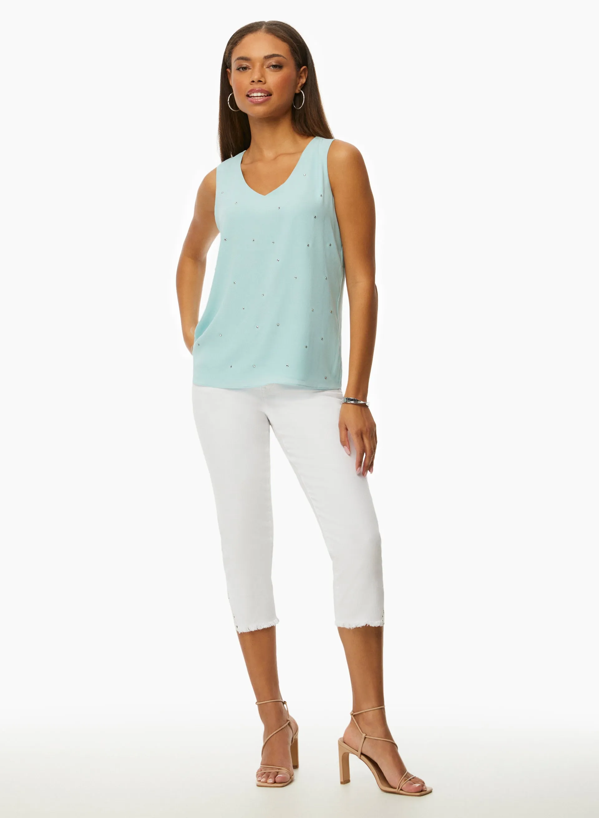 Stud Detail Sleeveless Top sold by Laura product image thumbnail 3