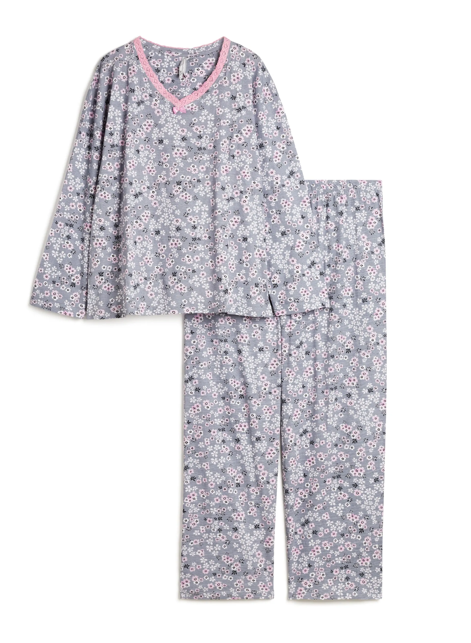 Floral Print Pyjama Set sold by Laura product image thumbnail 3