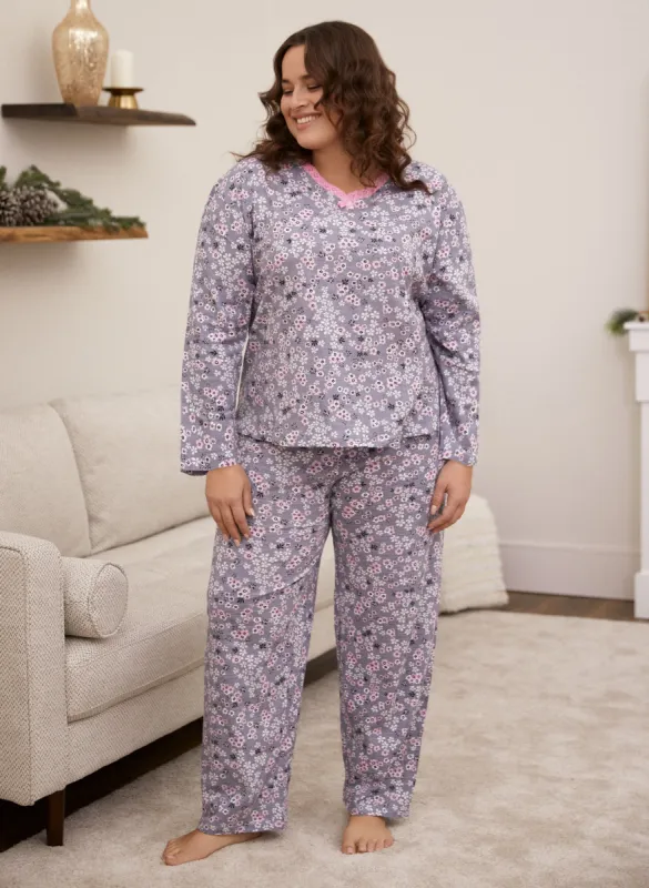 Floral Print Pyjama Set sold by Laura
