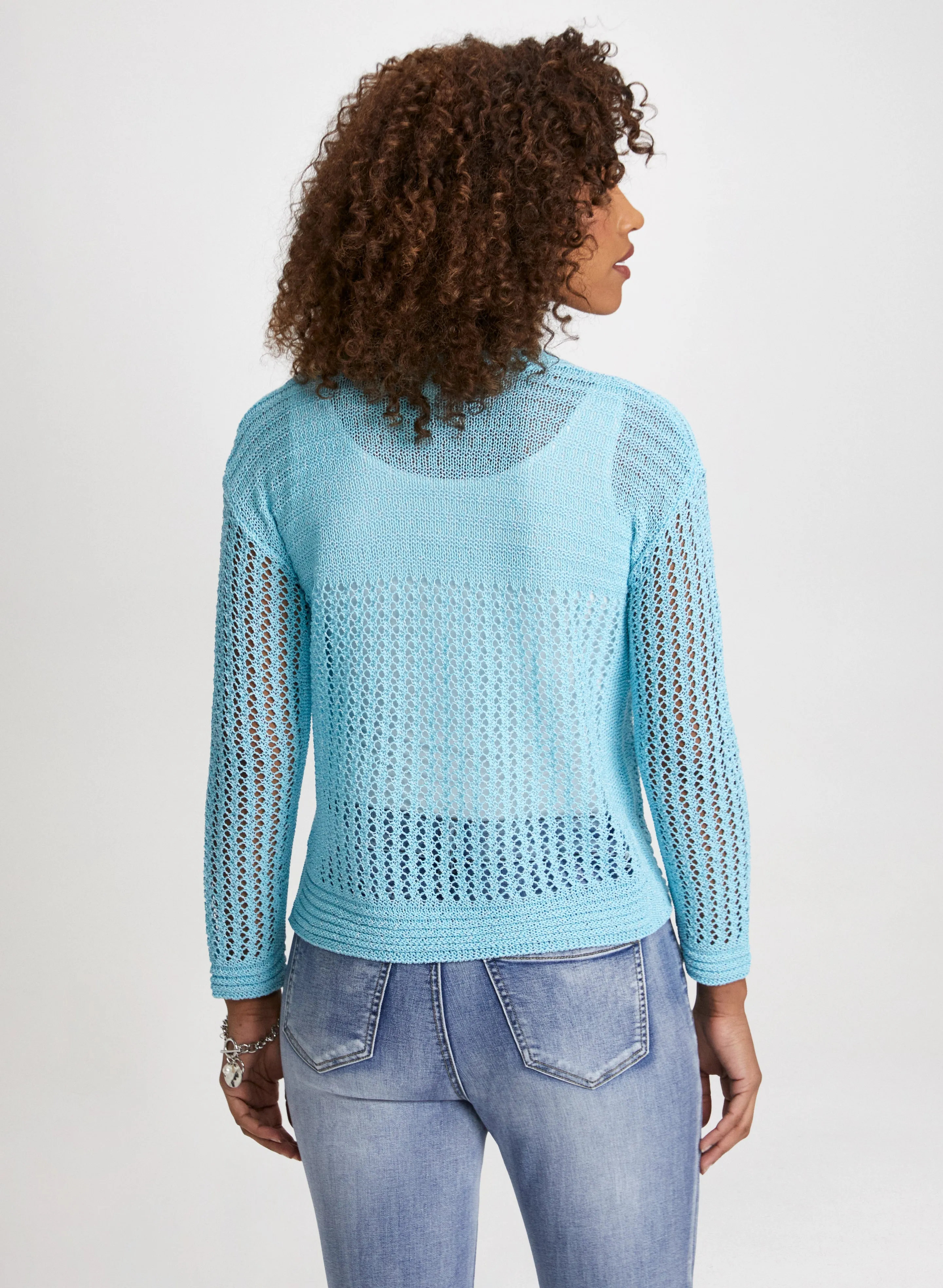 Open Stitch Sweater sold by Laura product image thumbnail 4