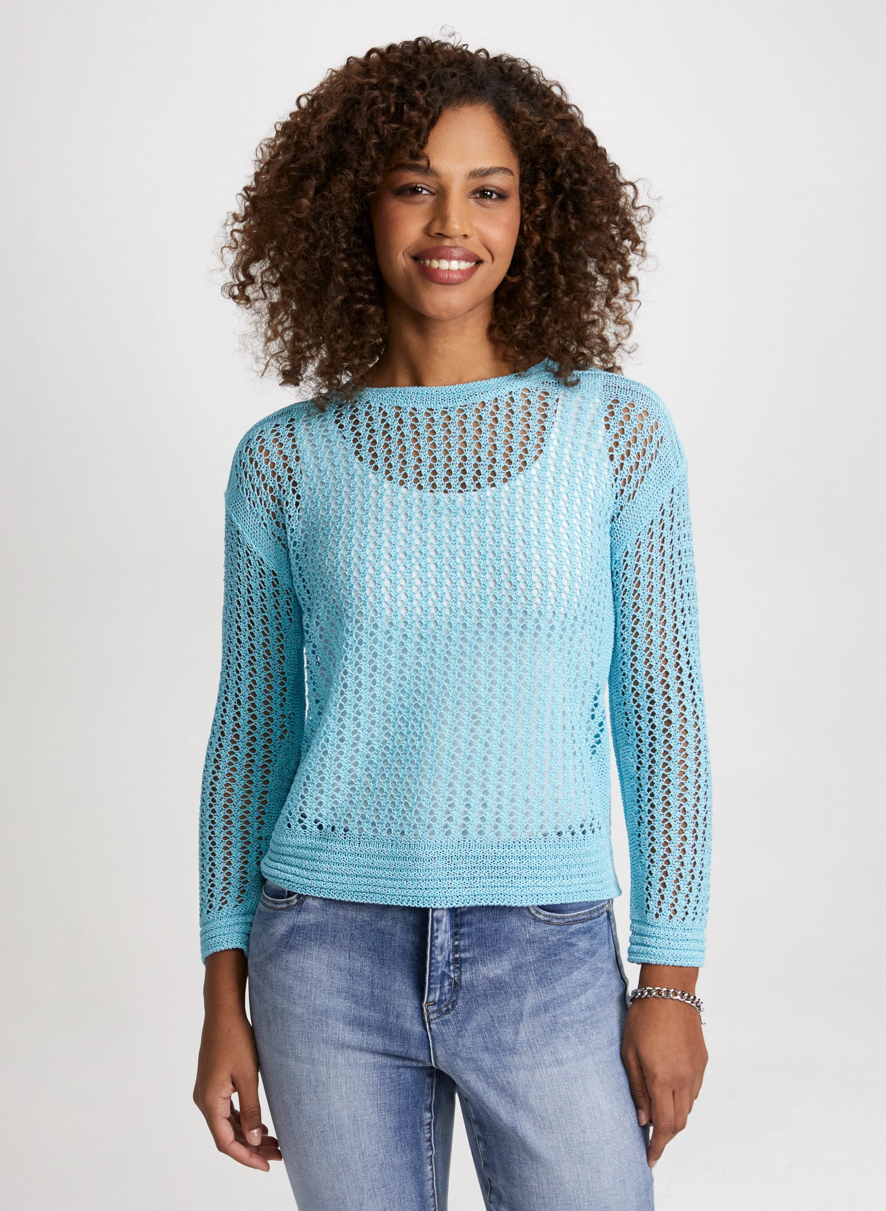 Open Stitch Sweater sold by Laura