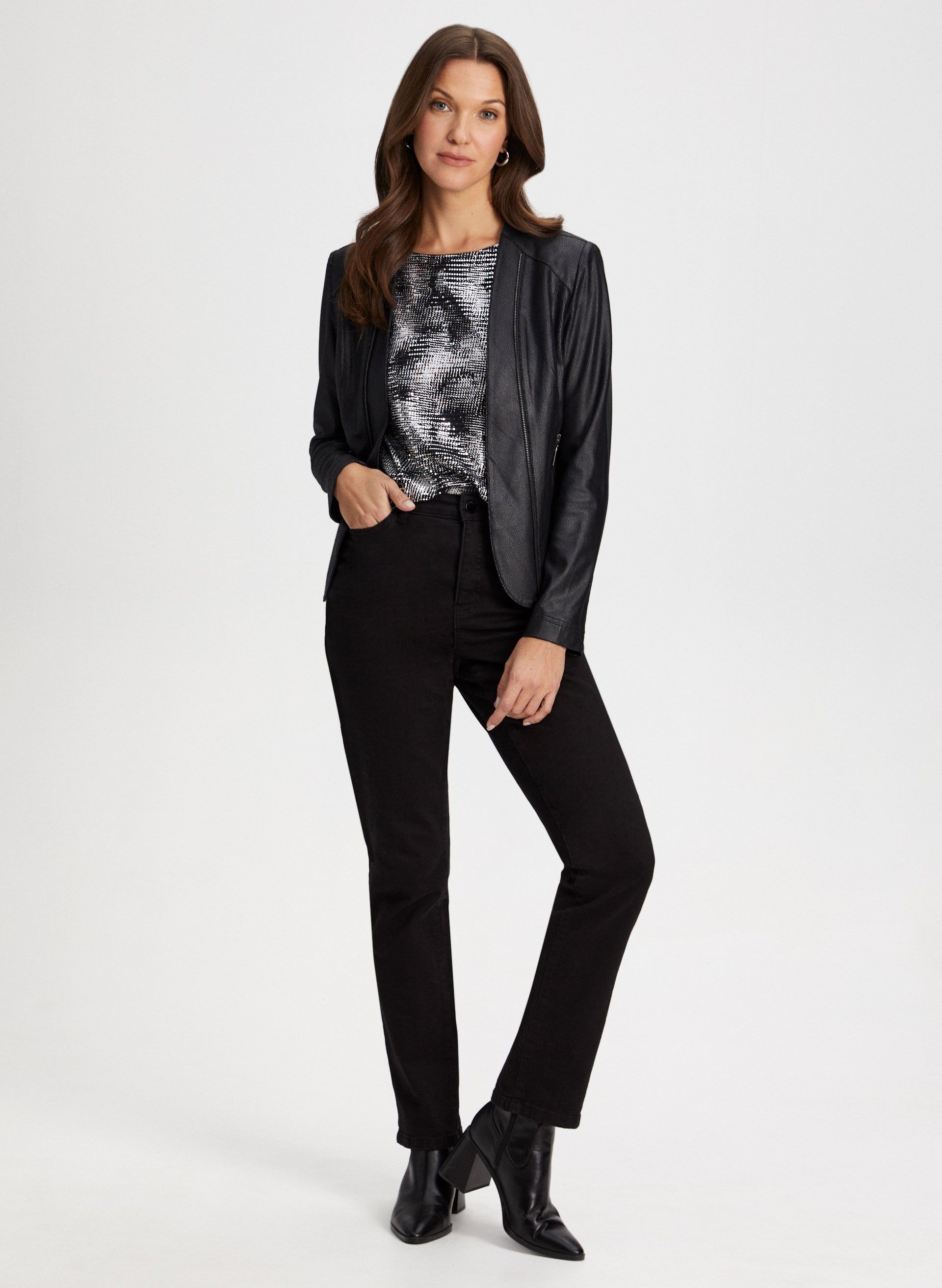 Abstract Metallic Print Top sold by Laura product image thumbnail 3