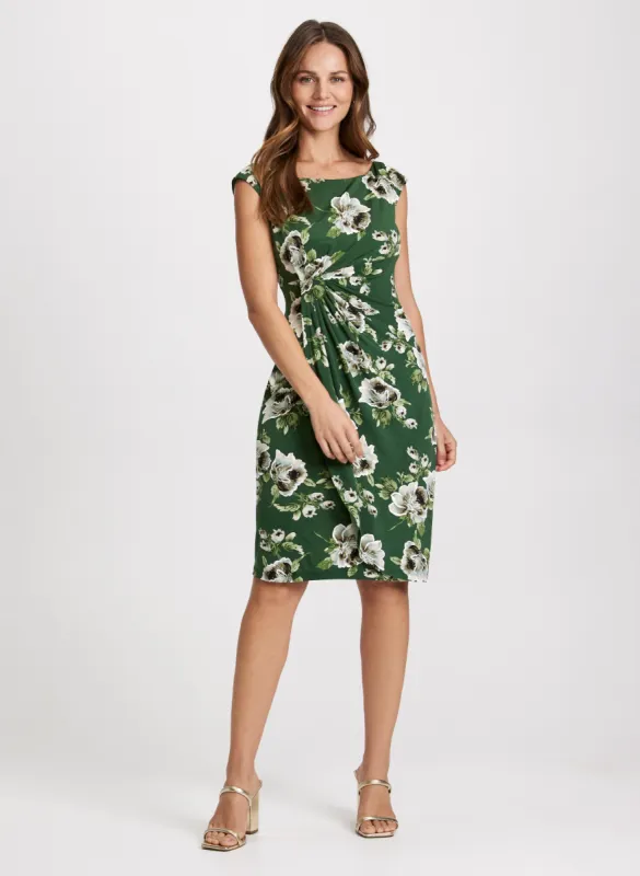 Fitted Sleeveless Floral Dress sold by Laura