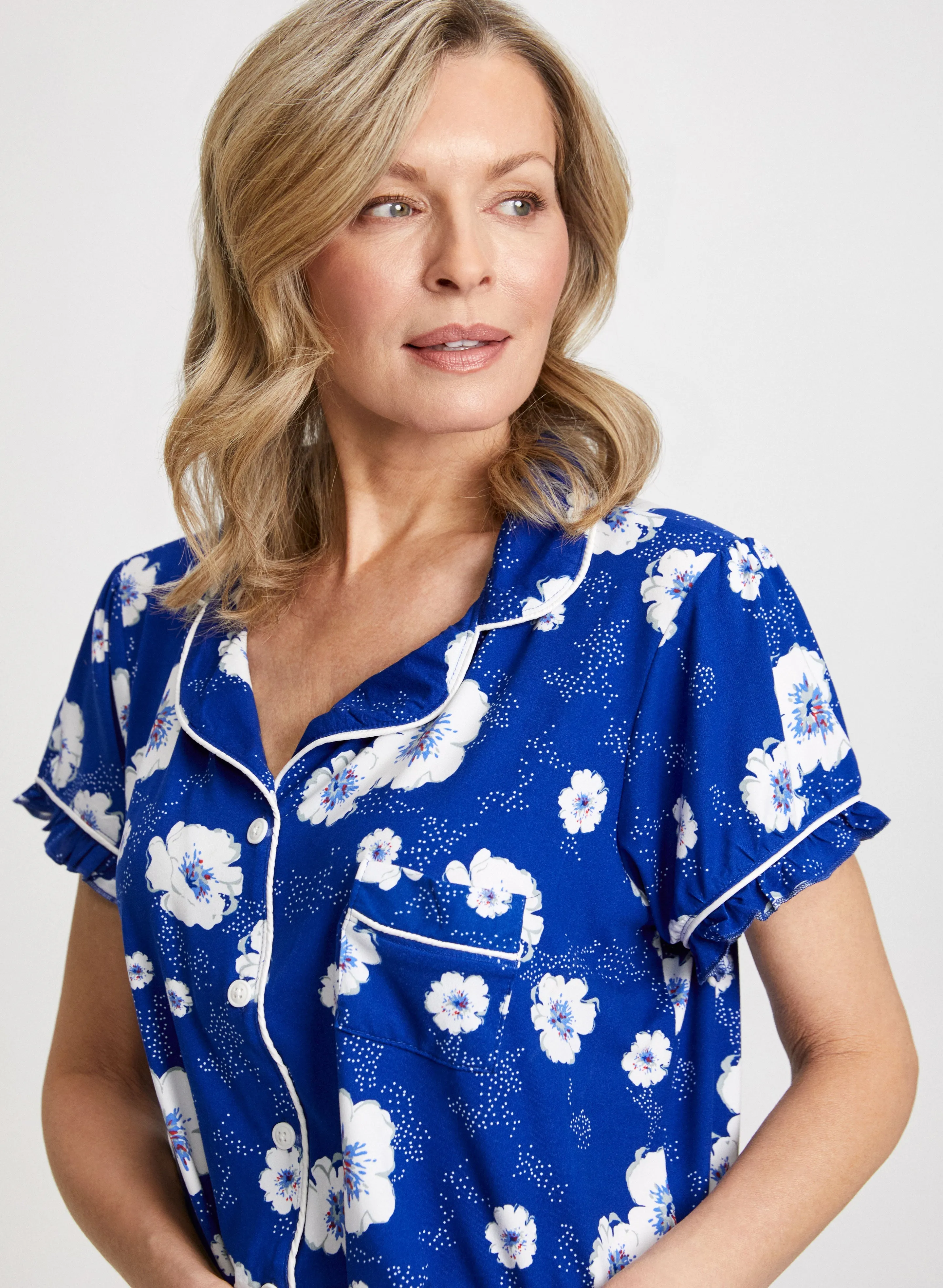 Floral Print Pyjama Set sold by Laura product image thumbnail 5