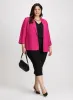 Shirt Collar Jacket & Side Slit Pants sold by Laura