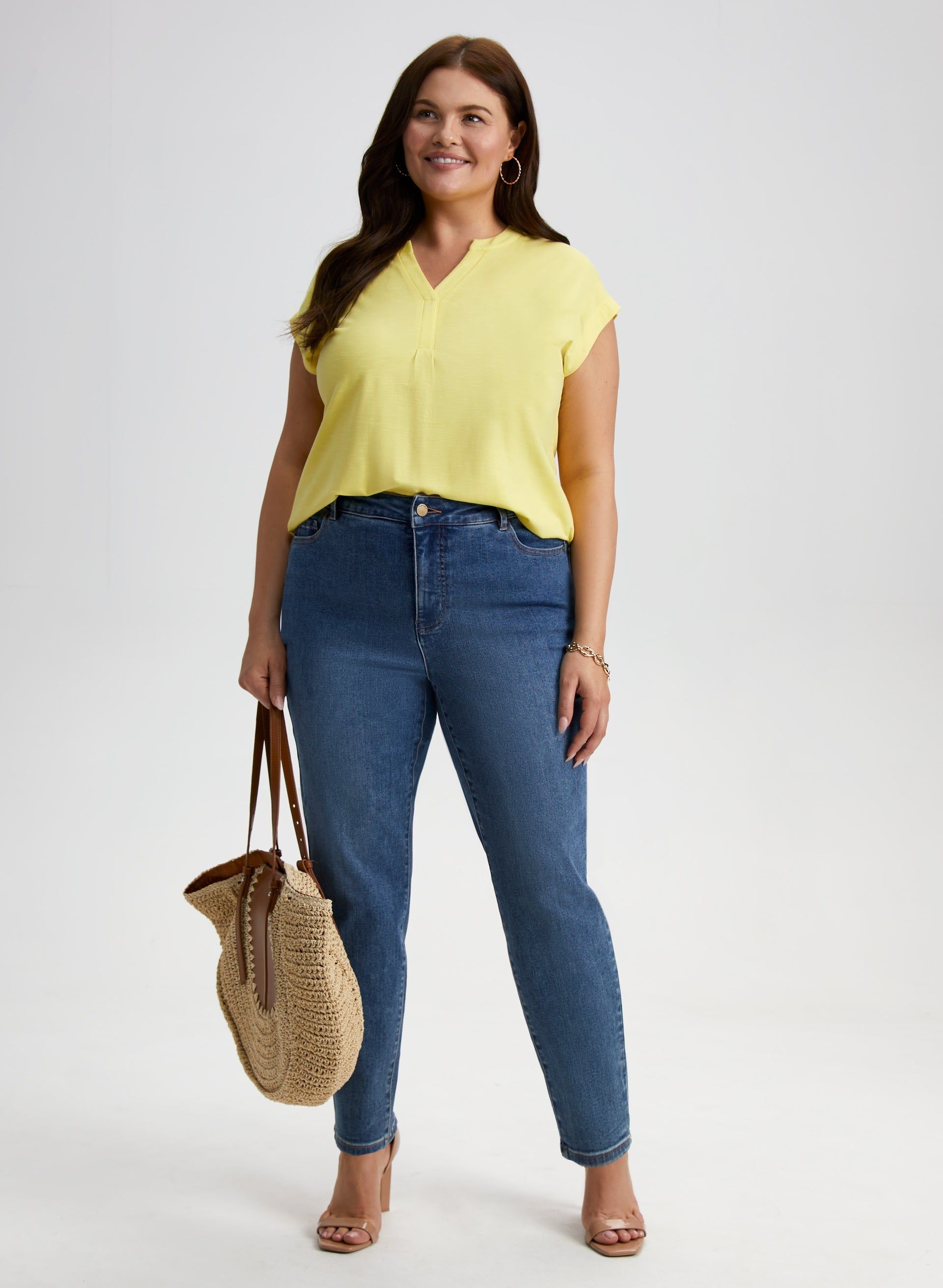 Open V-Neck Tee sold by Laura product image thumbnail 4