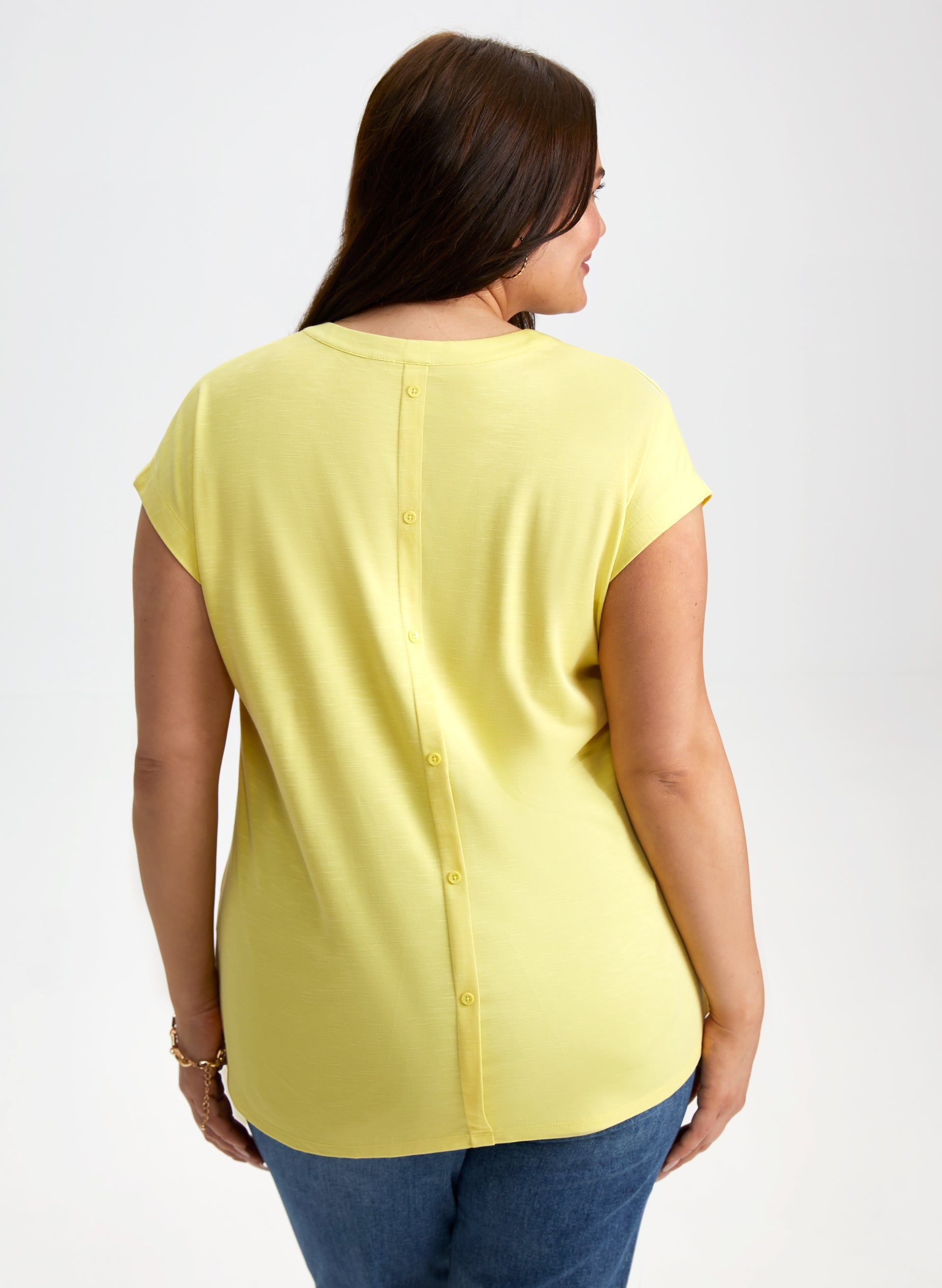 Open V-Neck Tee sold by Laura product image thumbnail 2