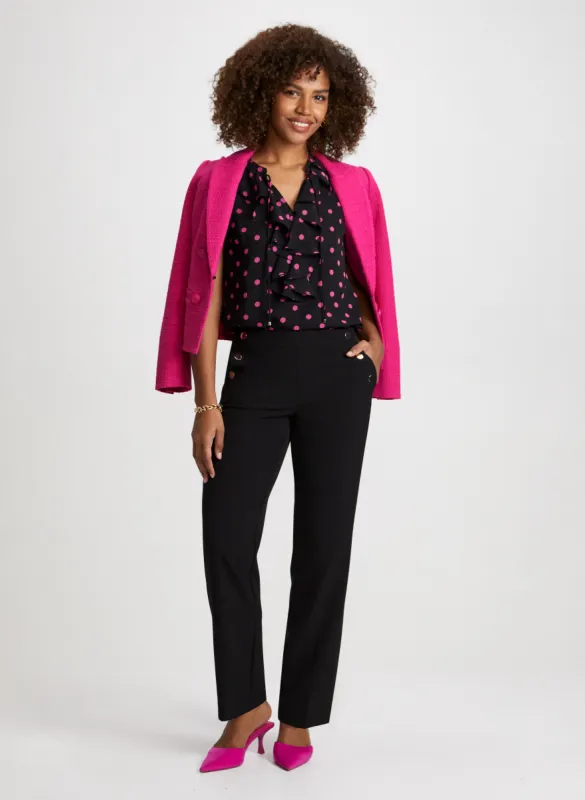 Bouclé Jacket & Straight Leg Pants sold by Laura