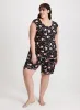 Heart & Flower Print PJ Set sold by Laura
