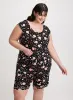 Heart & Flower Print PJ Set sold by Laura
