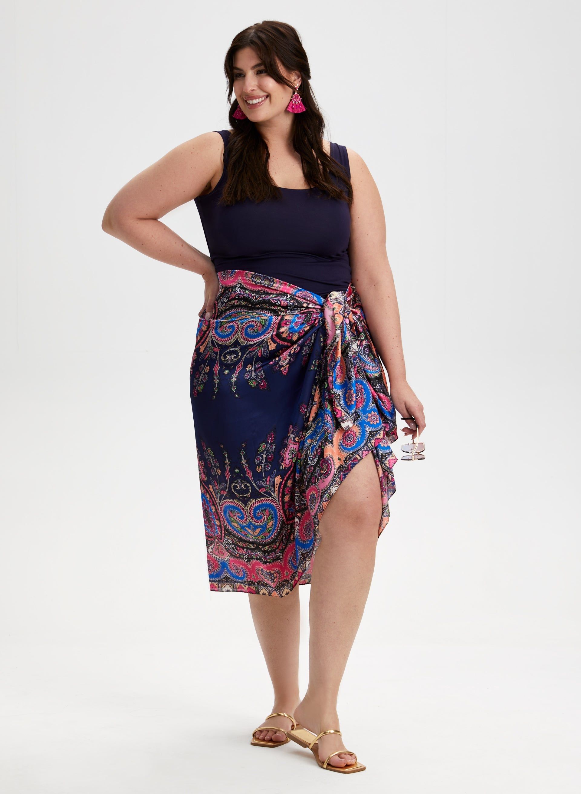 Paisley Print Scarf sold by Laura product image thumbnail 4