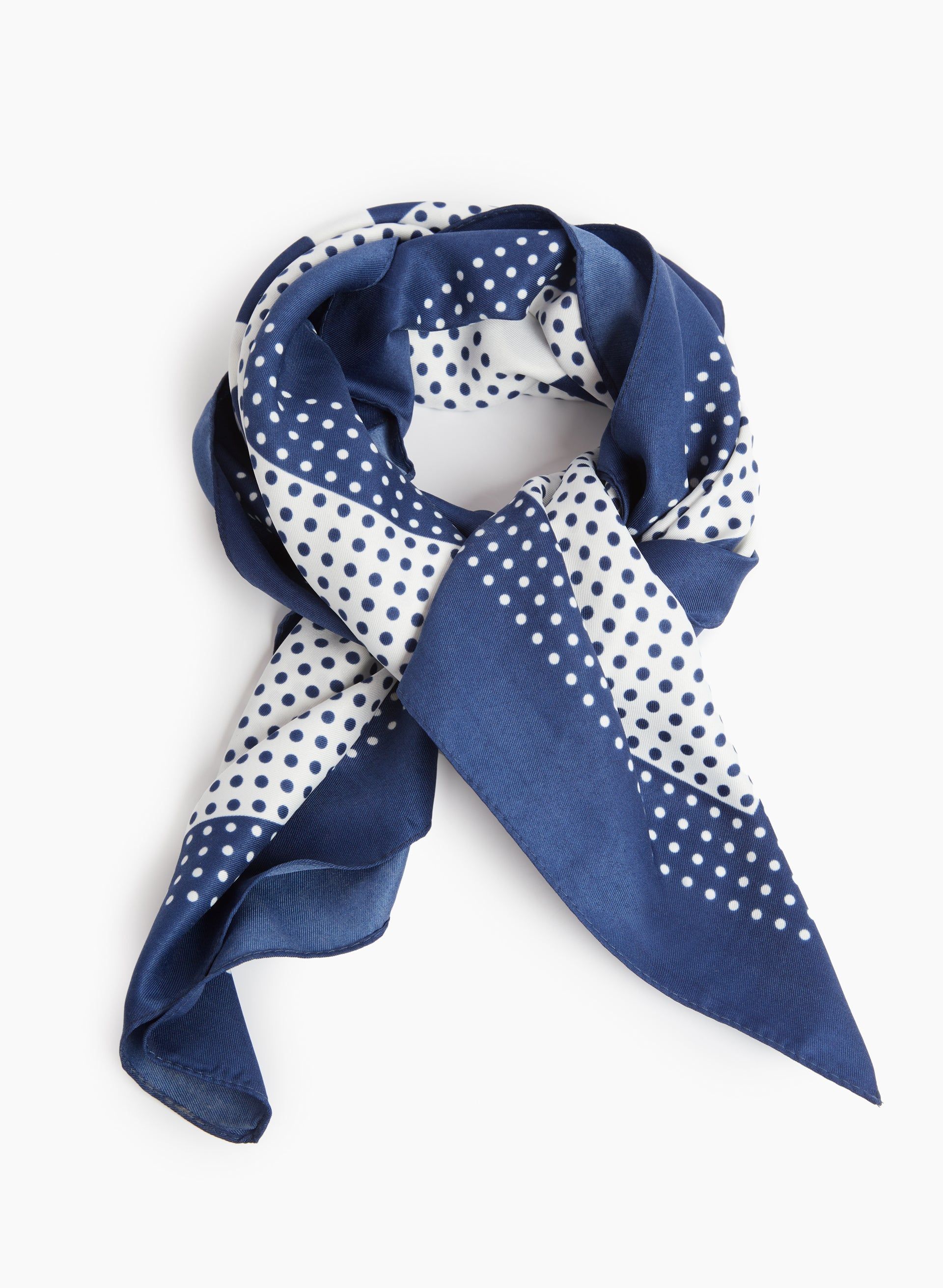 Polka Dot Print Scarf sold by Laura