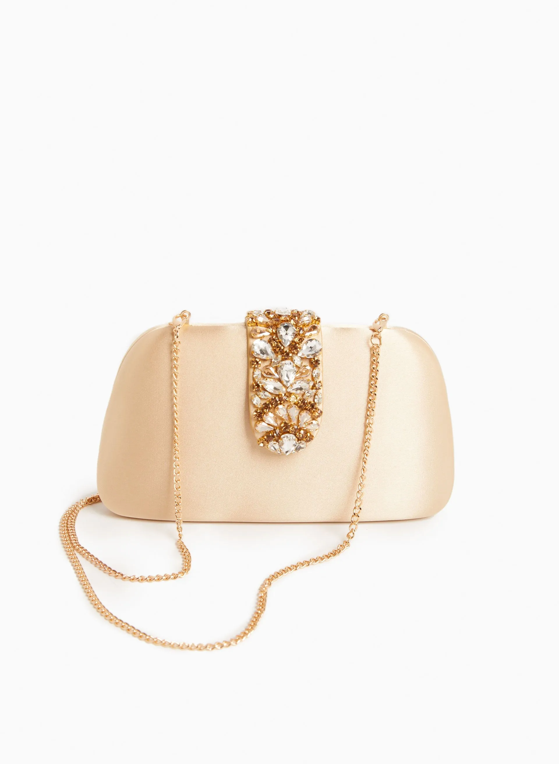 Jeweled Satin Box Clutch sold by Laura product image thumbnail 3