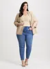 Linen-Blend Open Front Jacket sold by Laura