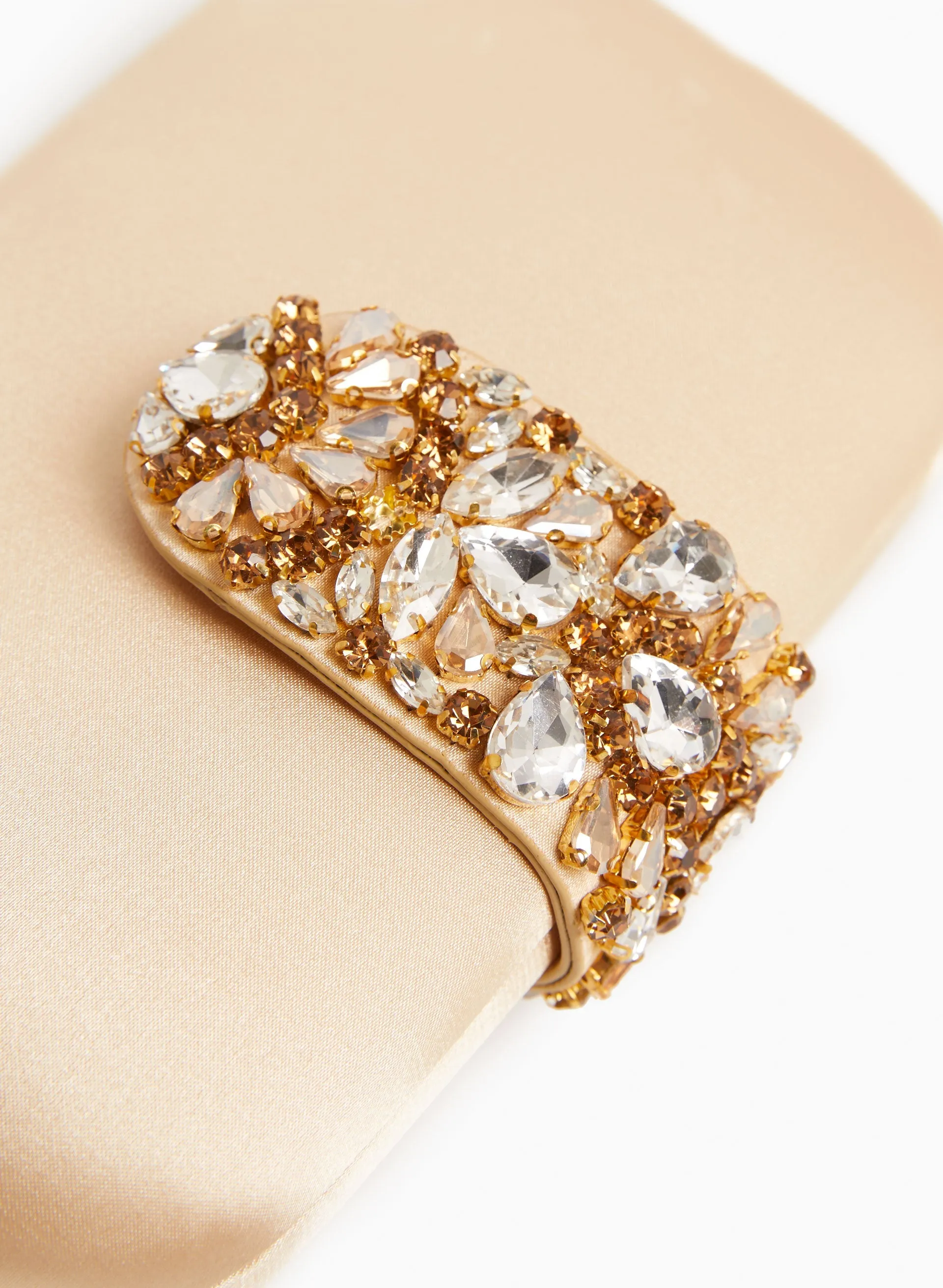 Jeweled Satin Box Clutch sold by Laura product image thumbnail 2
