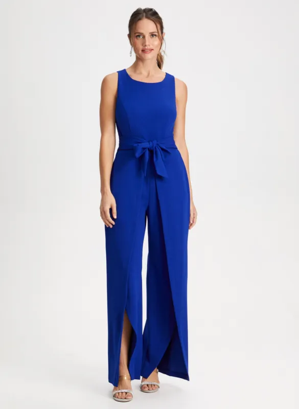 Sash Detail Wide Leg Jumpsuit sold by Laura