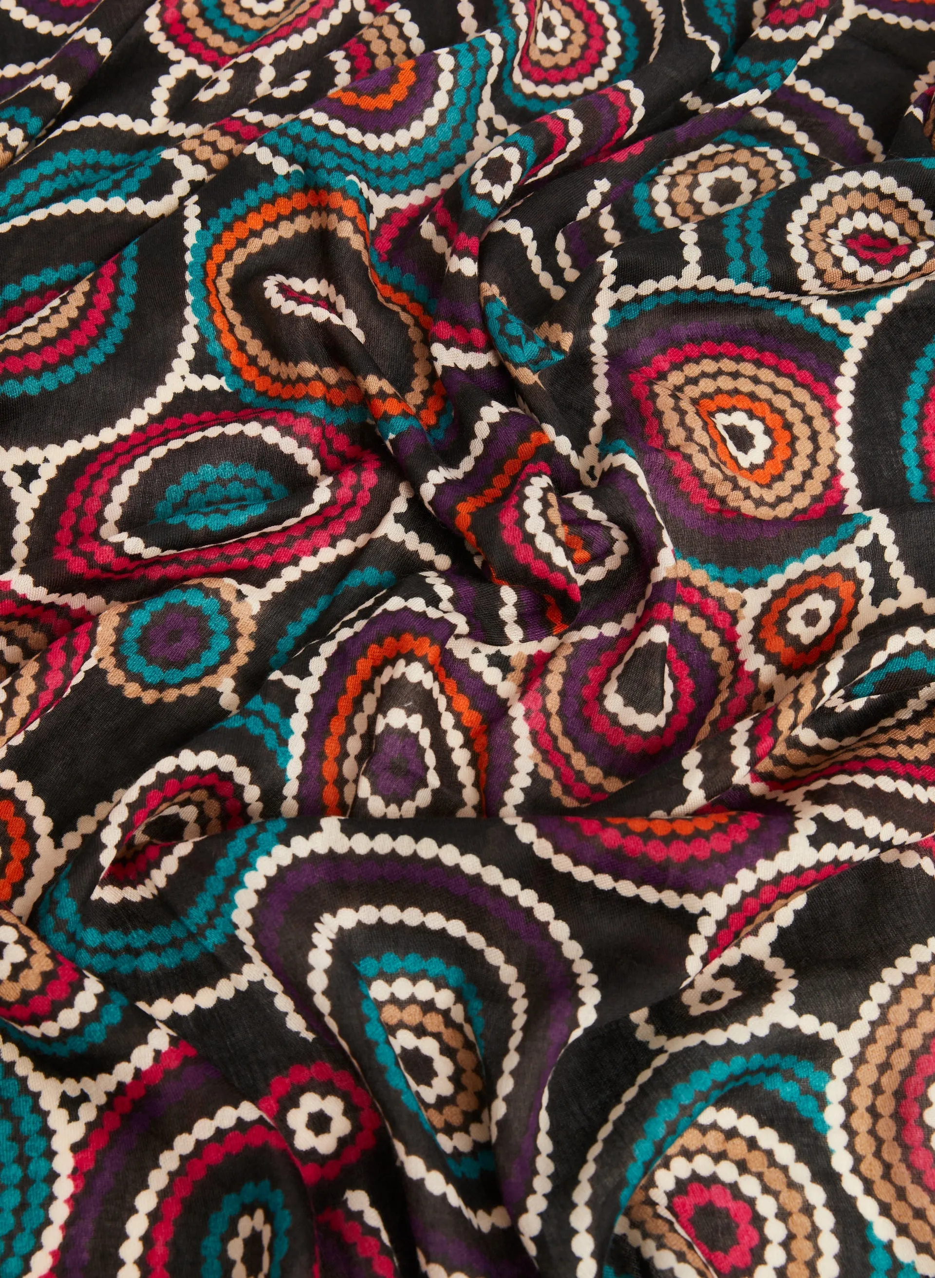 Circle Print Scarf sold by Laura product image thumbnail 2