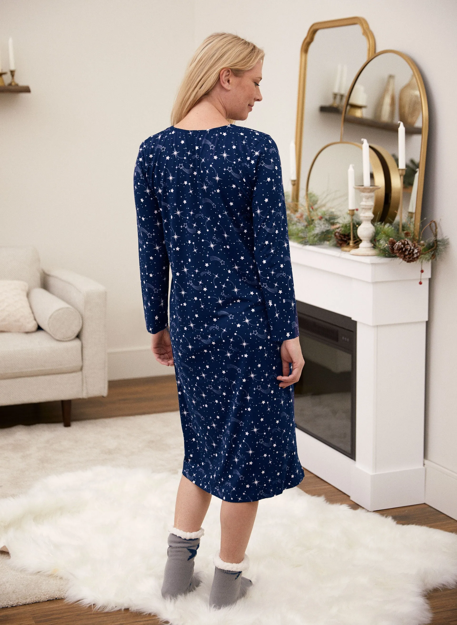 Star Print Nightgown sold by Laura product image thumbnail 2