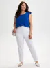Ruffle Detail Scoop Neck Top sold by Laura