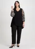 Paisley Sleeve Top & City Fit Pants sold by Laura