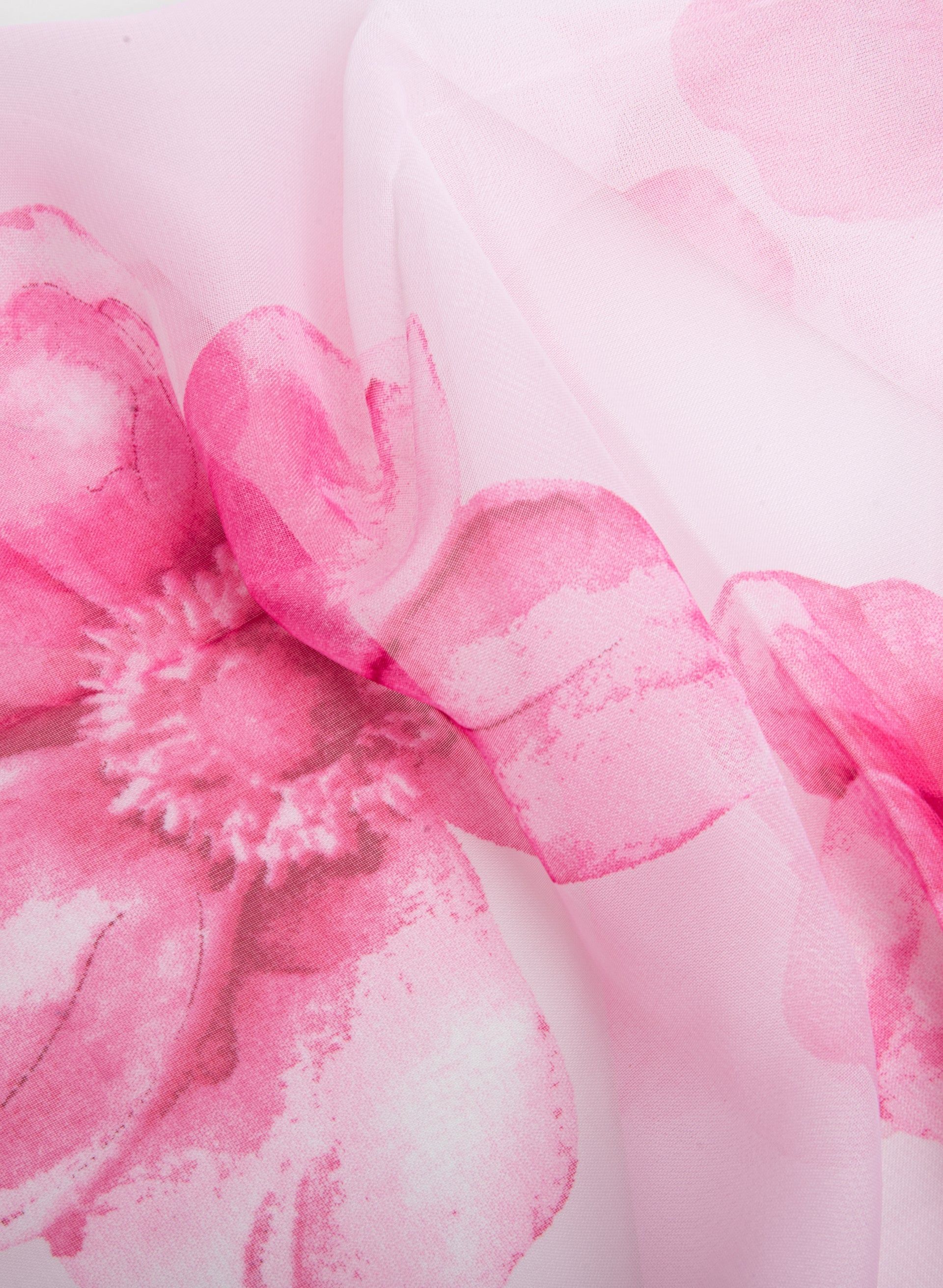 Floral Motif Gradient Chiffon Scarf sold by Laura product image thumbnail 2