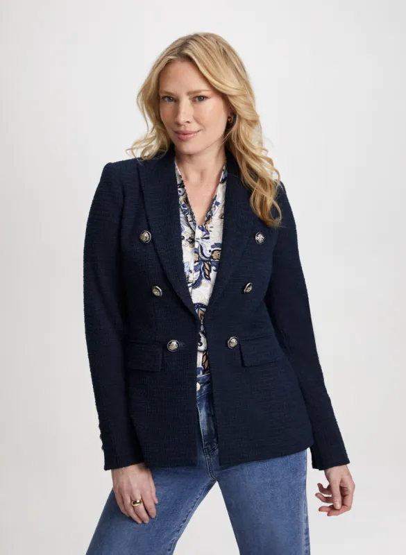 Bouclé Jacket With Buttons sold by Laura