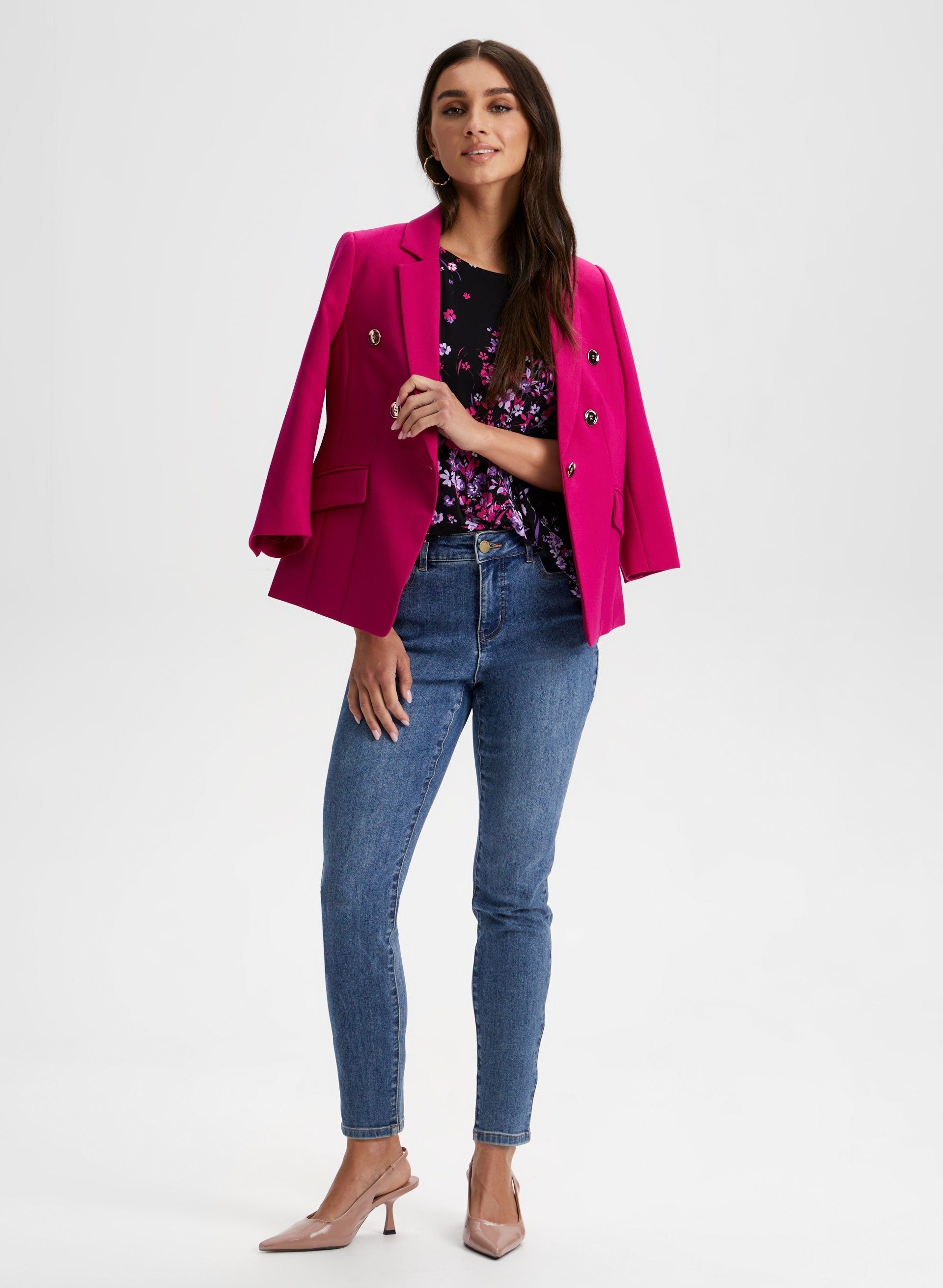 Floral Print Cap Sleeve Top sold by Laura product image thumbnail 3