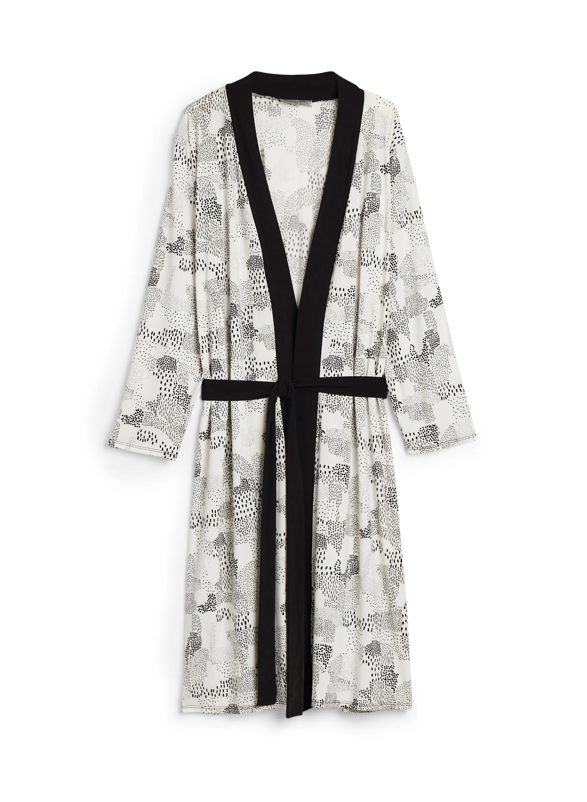Contrast Trim Robe & Nightgown Set sold by Laura product image thumbnail 5