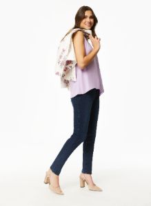 Sleeveless V-Neck Crepe Blouse sold by Laura