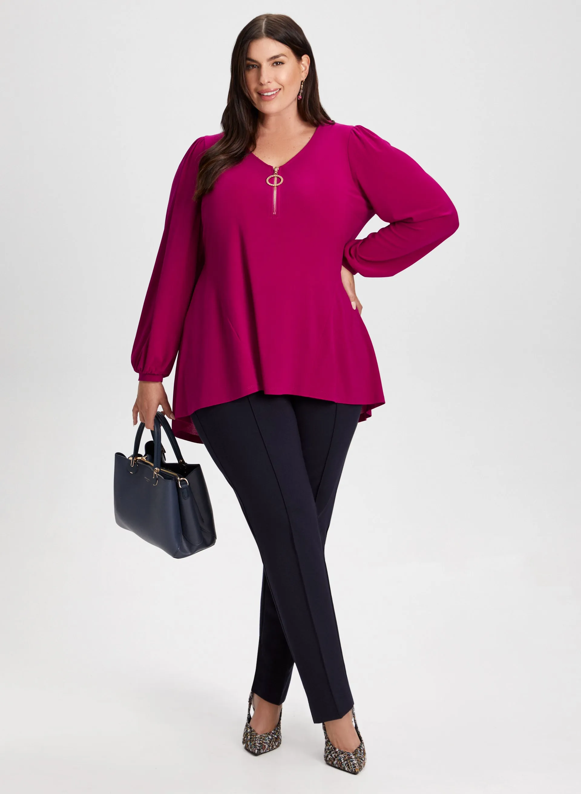 Slim Leg Pull On Pants sold by Laura product image thumbnail 3